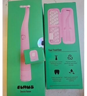 Floss Electric Flosser with Travel Case - Pink